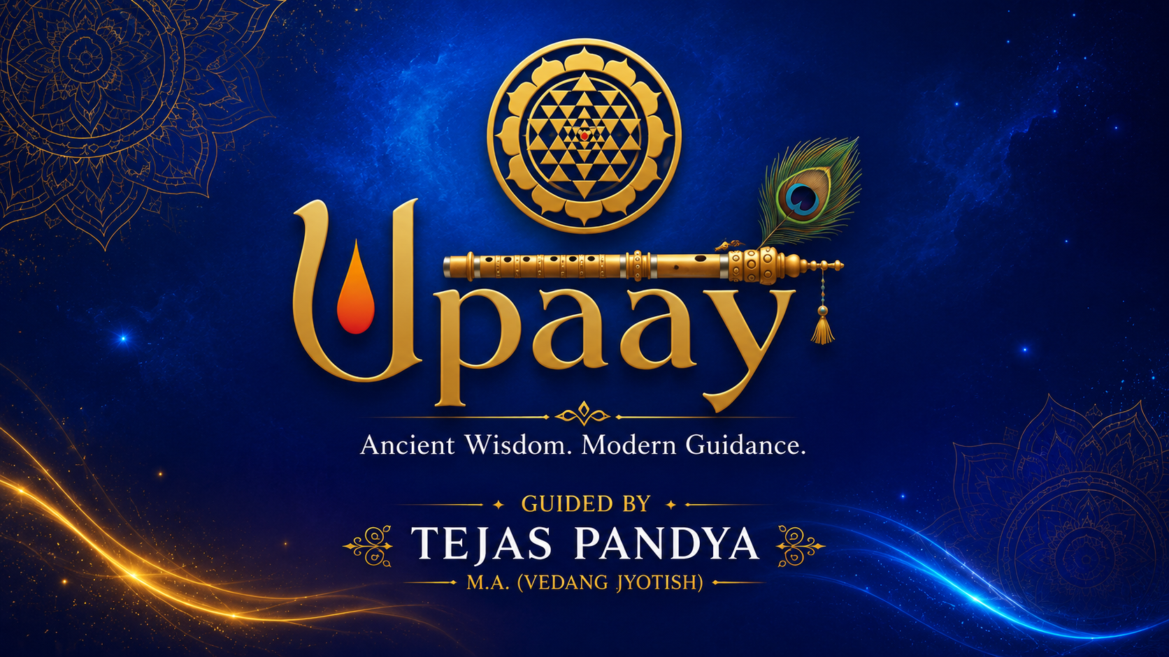 UPAAY feature graphic — Ancient Wisdom. Modern Guidance.